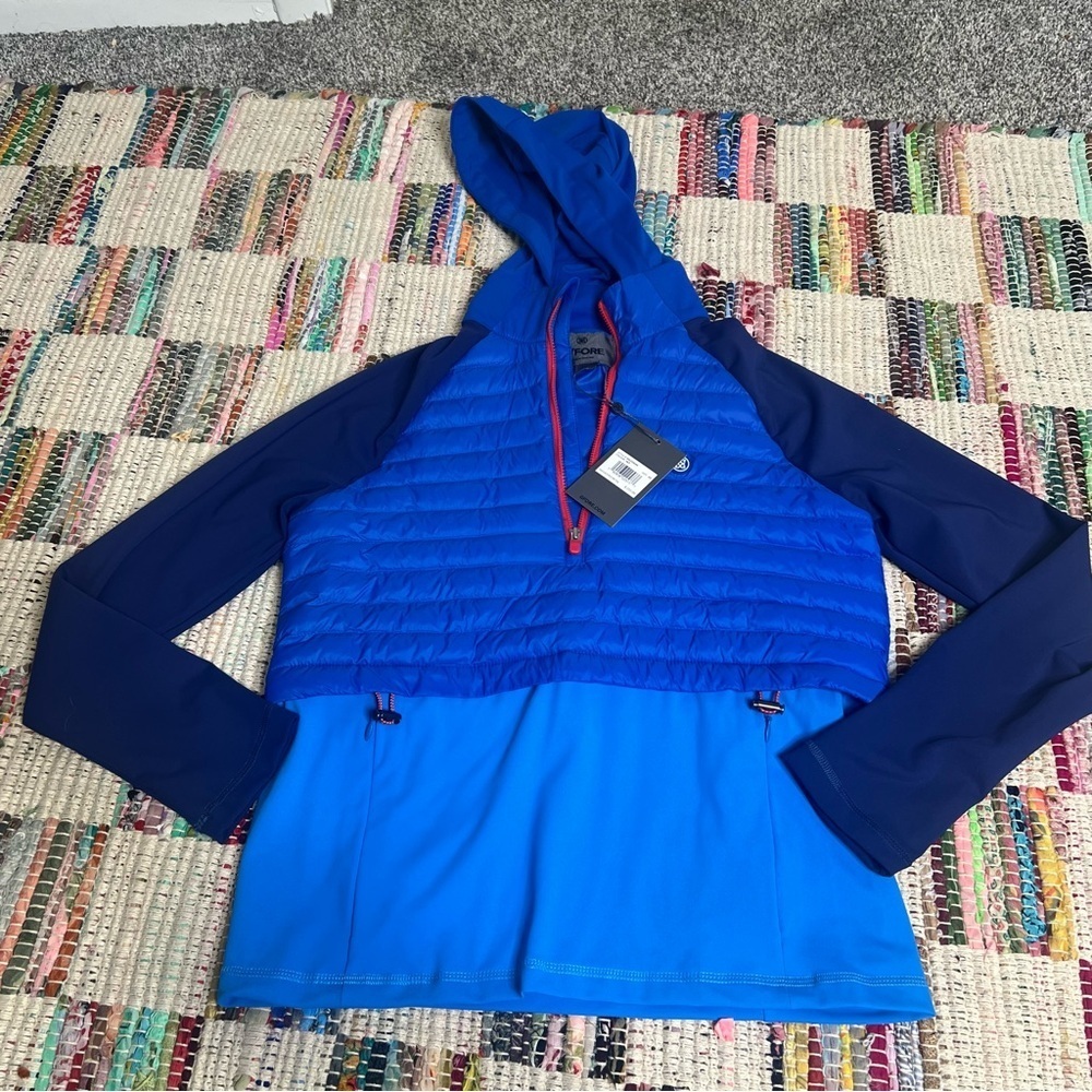 G/Fore Golf Tennis Hybrid Tech Jersey Pullover Jacket NWT XS - Picture 6 of 7
